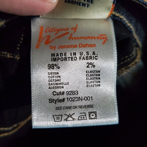 Citizens Of Humanity Jeans Womens 27 Blue Dita Petite Bootcut Stretch Denim - Picture 6 of 15